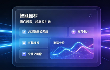 糖果短剧AI智能推荐引擎界面