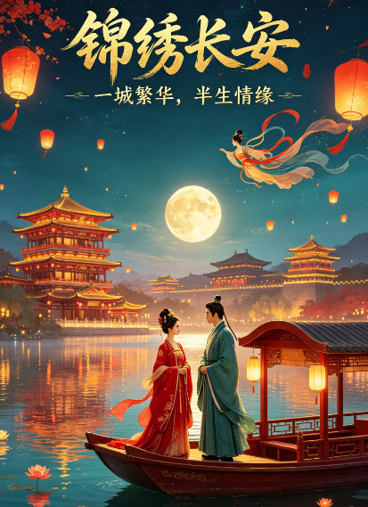糖果短剧热播榜第四名《锦绣长安》海报