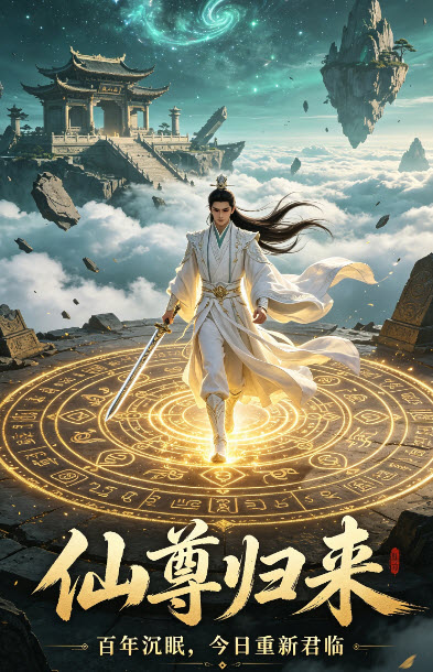 糖果短剧热播榜第六名《仙尊归来》海报